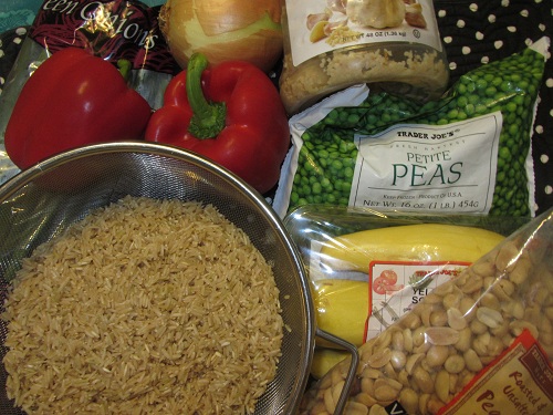 Vegetarian Fried Rice Ingredients